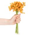 Sztuczna gałązka gipsówki pomarańczowej do kompozycji kwiatowych 30cm 10szt | Floristik24.pl