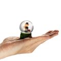 Kula śnieżna z talizmanem na szczęście i figurką kominiarza, 4 cm, 3 sztuki | Floristik24.pl