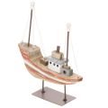 Floristik24 Dekoracyjny drewniany model łódki na parapet 20cm