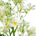 Floristik24 Sztuczny Kwiat Jedwabny, Dekoracja Kwiatowa, Kwiat Jedwabny, Deco Kwiat Biały L72cm