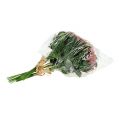 Floristik24 Tkanina Jedwabna Kwiaty Bukiet Róż L26cm Staroróżowy 3szt