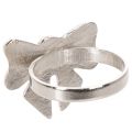 Serwetnik kokarda, metal,