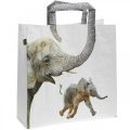 Floristik24 Torba na zakupy, torba na zakupy B39,5cm torba słoń