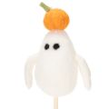 Figurki duchów na drewnianych patyczkach, dekoracja na Halloween, 54 cm, 8 sztuk | Floristik24.pl