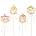 Floristik24 Dynia dekoracyjna z twarzą, dekoracja na Halloween, 31 cm, 12 sztuk