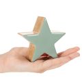Dekoracyjna figurka gwiazdy, dekoracja stołu, 10 cm, 3 sztuki | Floristik24.pl