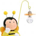 Floristik24 Figurka dekoracyjna pszczoła z lampką H21cm