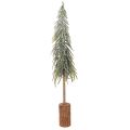 Floristik24 Sztuczna choinka z podstawą, matowa, jako dekoracja zimowa, 90cm