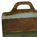 Floristik24 Planter Bag Metal Grey / Rust H27/33,5cm Set of 2