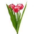 Floristik24 Sztuczny różowy tulipan 60cm 3szt