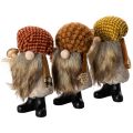 Floristik24 Figurka krasnala z brodą i spiczastym kapeluszem, 10 cm, 3 sztuki