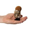 Figurka krasnala z brodą i spiczastym kapeluszem, 10 cm, 3 sztuki | Floristik24.pl