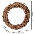 Naturalny wianek wierzbowy jako wianek rękodzielniczy do florystyki, 40cm | Floristik24.pl