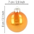 Zestaw bombek choinkowych, kolorowe bombki choinkowe, 75 mm, 14 sztuk | Floristik24.pl