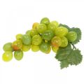 Floristik24 Deco winogrona zielone jesienne dekoracje sztuczne owoce 15cm