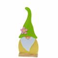 Gnome stojący filcowy zielony, opatrunek na okno 22cm x 6cm H51cm