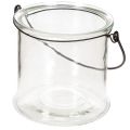 Szklana lampa wisząca Ø12cm