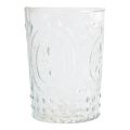 Floristik24 Latarnia szklana świeca szklana świecznik na tealighty Ø7,5cm W10cm