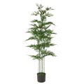 Floristik24 Sztuczne drzewko bambusowe, zielone, 132 cm, roślina doniczkowa