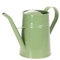 Floristik24 Metalowa konewka do wnętrz w stylu vintage, miętowo-zielona, 1,7 l, wazon dekoracyjny, styl retro, wys. 23 cm