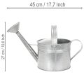Stara cynkowa konewka, 27 cm - doniczka do ogrodu i na patio, metalowa | Floristik24.pl