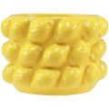 Floristik24 Doniczka ceramiczna donica cytrynowo-żółta Ø18cm W13cm