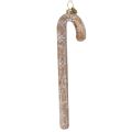 Floristik24 Szklana ozdoba w kształcie laski cukrowej, nostalgiczna ozdoba choinkowa, 22 cm