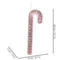 Sztuczna laska cukrowa XL, dekoracja świąteczna 40 cm | Floristik24.pl