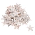 Gwiazdki brzozowe mini 2cm - 2,5cm bielone 150 szt. | Floristik24.pl