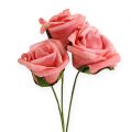 Floristik24 Róża piankowa Ø4.5cm różowa 36szt