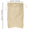 Worek jutowy 20×10cm wys. 30cm Torba prezentowa | Floristik24.pl