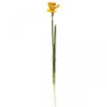 Floristik24 Sztuczny żonkil jedwabny kwiat żółty żonkil 59cm