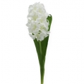 Floristik24 Kwiaty jedwabne Hiacynt Biały 33cm