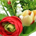 Floristik24 Bukiet Ranunculusów Bukiet Tulipanów Czerwony