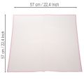 Folia florystyczna Transmatt Pink Wet Resistant 57 cm docinana na wymiar do bukietów 20 szt. | Floristik24.pl